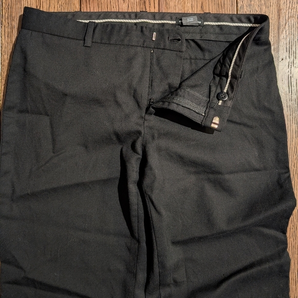 Club Monaco Lightweight Wool Straight Leg Trousers Pants - Picture 5 of 8